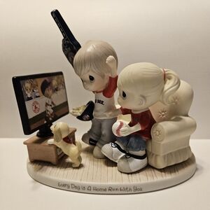Precious Moments "Every Day Is A Home Run With You" Boston Red Sox figurine
